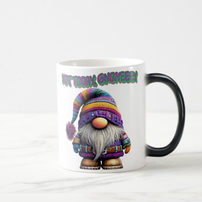 Not Today Gnomeey-Christmas Gnome Magisk Mugg (Höger)