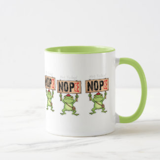 Not Today! Nope Frog Sticker Mugg