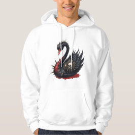 Not Your Average Swan – Spikes, Skulls & Sass. Hoodie
