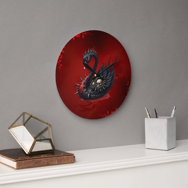 Not Your Average Swan – Spikes, Skulls & Sass.  Stor Klocka (Kontor)