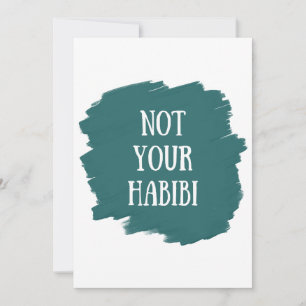 Not Your Habibi Inbjudningar