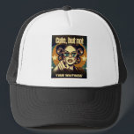 Not Your Waitress – Retro Empowerment Art Keps<br><div class="desc">Bold phrase "Cute,  but not your waitress" in pop-art design. Ideal for women with attitude,  style,  and zero tolerance for sexism.</div>