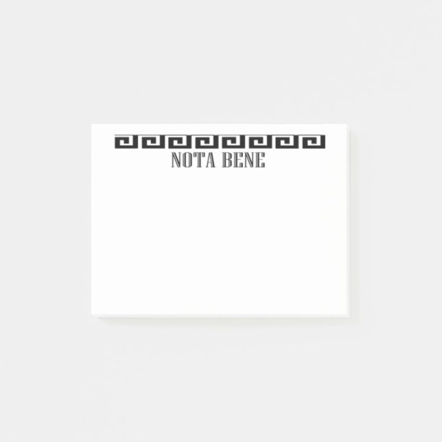 Nota bene! post-it block (Framsida)