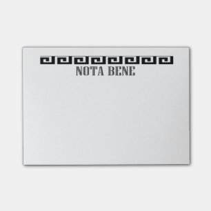 Nota bene! post-it block