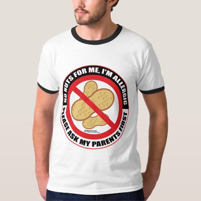 Nötallergi T-shirt (Framsida)