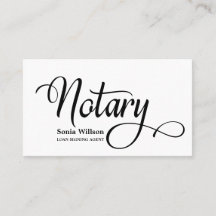 Notär elegant, modern svartvit typografi