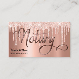 Notär elegant ro guld typograferingspenna visitkort