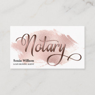 Notär elegant ro guld typograferingspenna visitkort