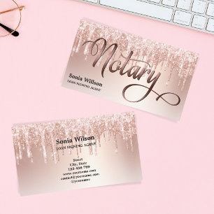 Notär elegant ro guld typograferingspenna visitkort