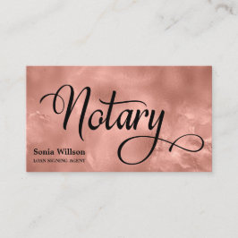 Notär elegant ro guld typograferingspenna visitkort