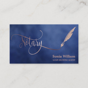 Notariskt elegant ro guld typograferingspenna Bu Visitkort
