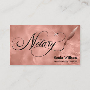 Notariskt elegant ro guld typograferingspenna Bu Visitkort