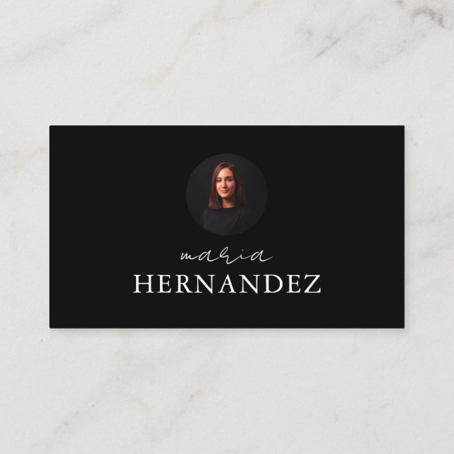 Notariskt lån som undertecknar agent fullt svartfo visitkort (Baksida)