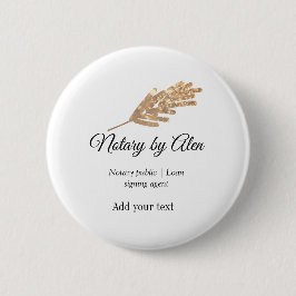 Notariskt offentligt lån som undertecknar agent Lä Knapp