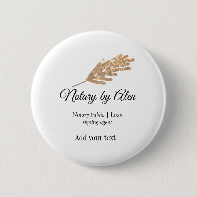 Notariskt offentligt lån som undertecknar agent Lä Knapp (Framsida)