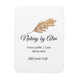 Notariskt offentligt lån som undertecknar agent Lä Magnet