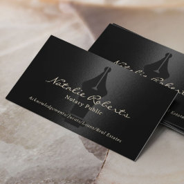 Notariskt offentligt lån som undertecknar Agent Mo Visitkort