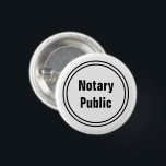 Notariskt, publikt, vitt och svart textmall knapp<br><div class="desc">Den här vita knappen har en svart visning som för närvarande heter "Notary Public". All text kan dock redigeras eller tas bort. Du kan därför ändra textmallen så att den visar önskad text.</div>