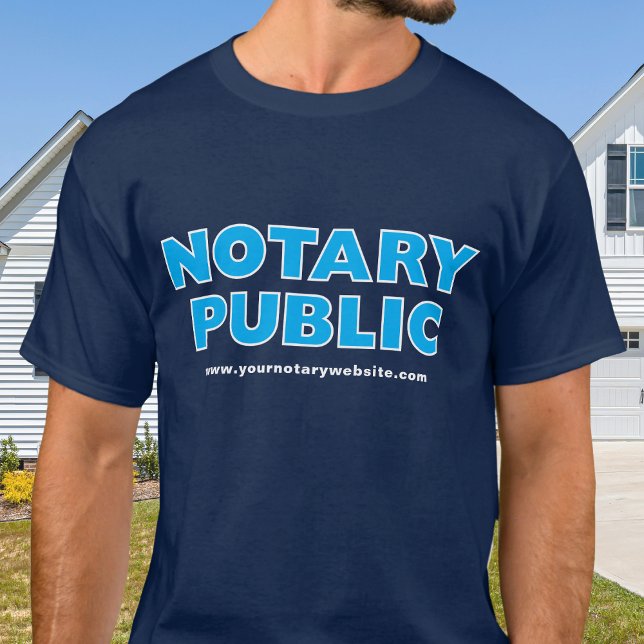 Notarius Publicus Låneunderskrift Agent Webbplats  T Shirt (Skapare uppladdad)