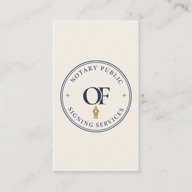Notarius Publicus QR-kod Professionell  Visitkort (Framsida)