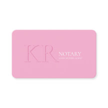 Notarius Publicus underskriftsagent monogram moder