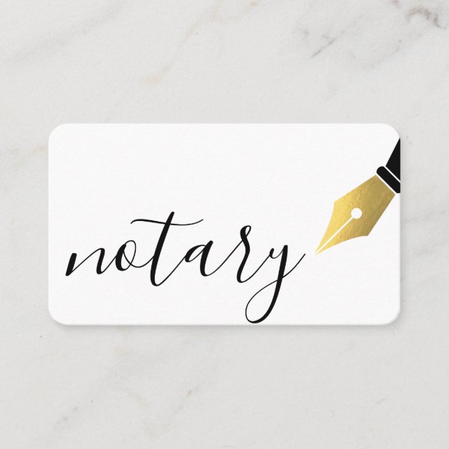 Notary Agent Nib Logotyp  Tax Preparative Bok Keep Visitkort (Framsida)