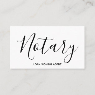 Notary Agent Pen Logotyp Freelance Calligraphy Wri Visitkort