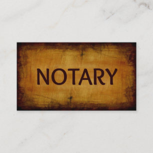 Notary Antique Wood Grain Affärskort Visitkort