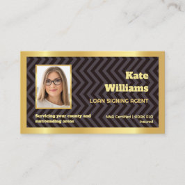 🏛️ Notary Loan Sigation Anpassningsbar QR Visitkort