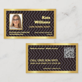 🏛️ Notary Loan Sigation Anpassningsbar QR Visitkort