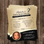 Notary Loan Signing Agent Black & Guld Photo Flygblad<br><div class="desc">Notär Loan Signing Agent Black & Guld Photo Flyers.</div>
