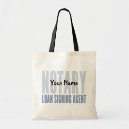 Notary Loan Signing Agent Blue Font Customized Tygkasse
