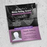 Notary Loan Signing Agent Modern Lila Photo Flygblad<br><div class="desc">Lila för Mobile Notary & Loan Signing Agent Professionell Photo Flyers.</div>