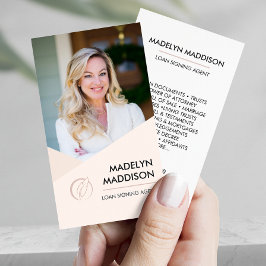 Notary Loan Signing Agent Modern Ro Photo Visitkort