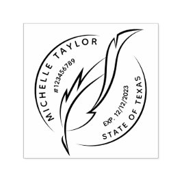 Notary Loan Signing Agent Professionell Modern Rub Självfärgande Stämpel