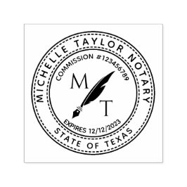 Notary Loan Signing Agent Professionell Modern Rub Självfärgande Stämpel