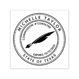 Notary Loan Signing Agent Professionell Modern Rub Självfärgande Stämpel