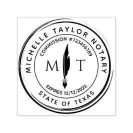 Notary Loan Signing Agent Professionell Modern Rub Självfärgande Stämpel