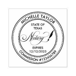 Notary Loan Signing Agent Professionell Modern Rub Stämpel