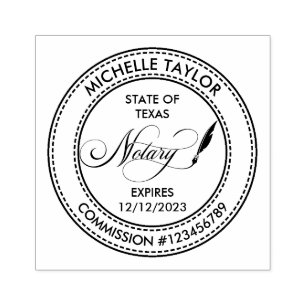 Notary Loan Signing Agent Professionell Modern Rub Stämpel