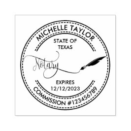 Notary Loan Signing Agent Professionell Modern Rub Stämpel