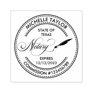 Notary Loan Signing Agent Professionell Modern Rub Stämpel