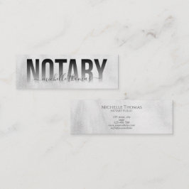 Notary Loan Signing Agent Professionell Simple Mini Visitkort