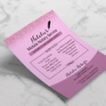 Notary Loan Signing Agent Rosa Glitter Flyer<br><div class="desc">Notär Loan Signing Agent Rosa Glitter Flyers.</div>