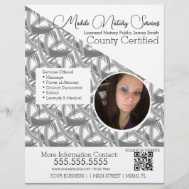 Notary Mobile Services Foto QR FLYER C