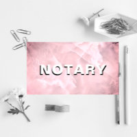 *~* NOTARY PHOTO Dusty Rosa MARBLE Signing Agent