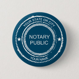Notary Public Distress Seal City Namn Customized Knapp