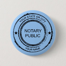 Notary Public Distress Seal City Namn Customized Knapp
