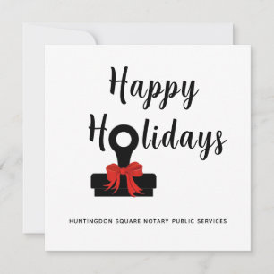 Notary Public Glad helg 2026 Calendar Card Kort