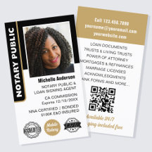 Notary Public Loan Signing Agent Photo ID Guld